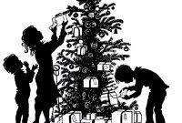 16 Timeless Monochrome Christmas Illustrations