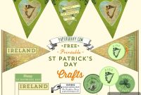DIY St Patricks Day Banner Printables