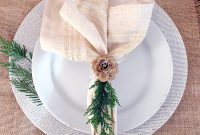 Glimmering Book Page Napkin Rings