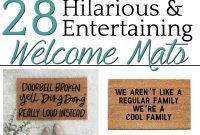 Greet & Giggle: 28 Whimsical Welcome Mats for Your Entryway