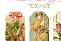 Charming Printable Easter Tags