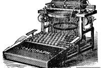 11 Charming Vintage Typewriter Graphics