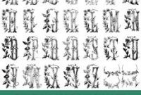 Graphics Fairy Premium Exclusive Rustic Garden Alphabet Image Kit