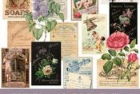 Aromatic Soap & Vintage Paper Ephemera Kit