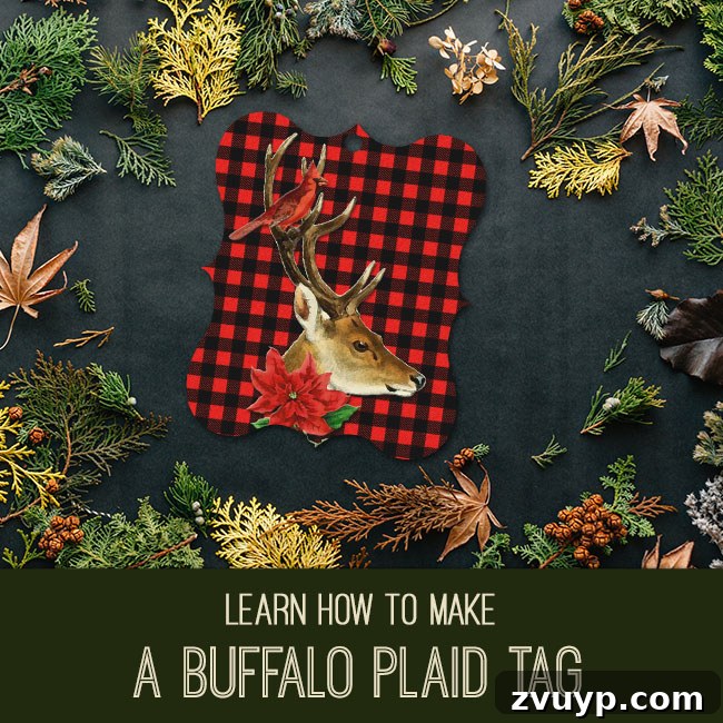 Graphics Fairy'nin Seçkin Kış Mavi Baştankara Sanat Koleksiyonu 5 Photoshop Elements tutorial on creating a buffalo plaid tag