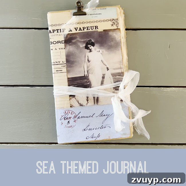 Graphics Fairy Premium Parisian Pinks Collection 5 Sea Themed Journal Craft Video Tutorial