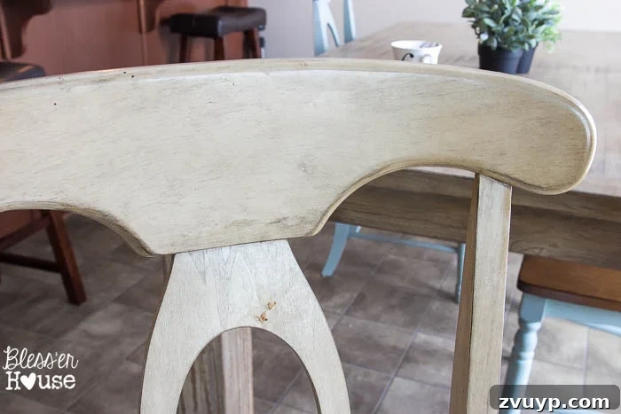 Shabby Chic Duck Egg Dining Chair Revival 4 duck-egg-blue-distressed-dining-chairs (1 of 14) - Close-up Before