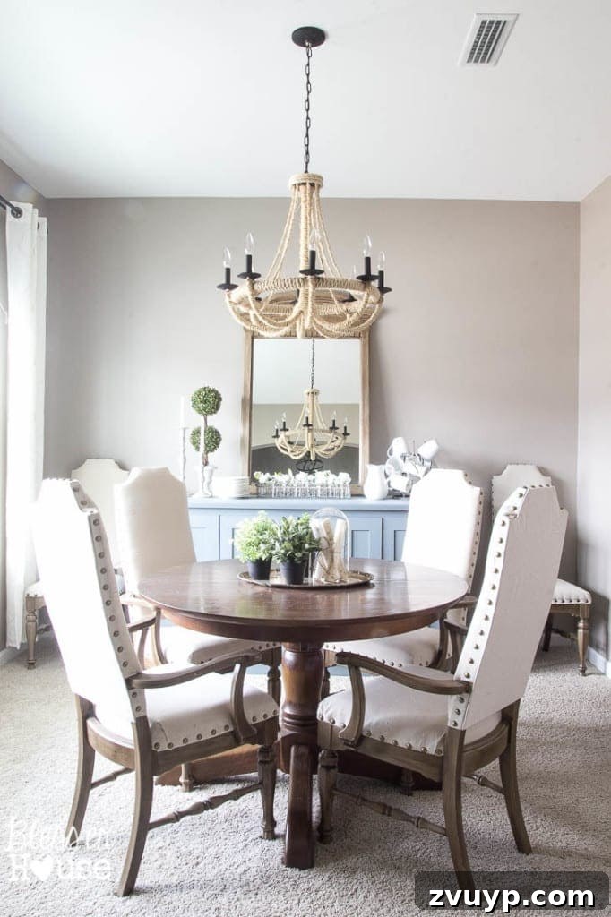 From Media Center to Dining Delight 6 Dining Room Buffet Featuring New Hardware and Paint | Bless'er House