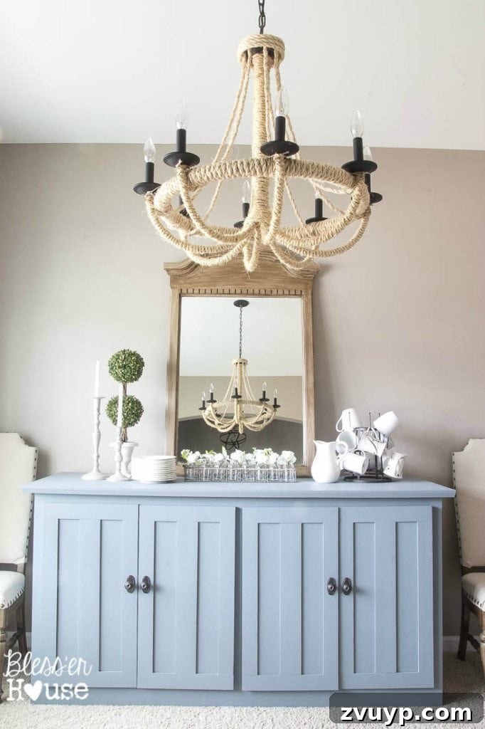From Media Center to Dining Delight 9 Styling the New Buffet with Repurposed Home Decor | Bless'er House