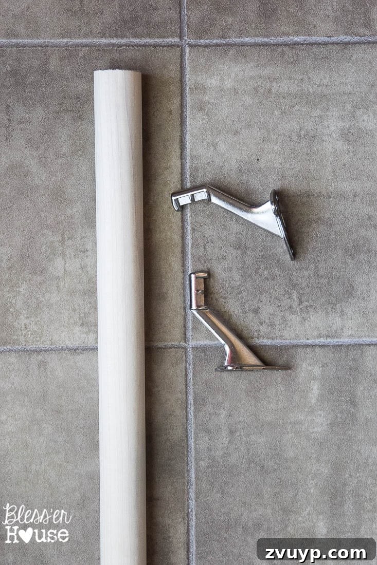 Your Guide to Building a DIY Ballet Barre and Securely Hanging Heavy Mirrors 11 Wooden Dowel and Stairway Handrail Brackets for Ballet Barre