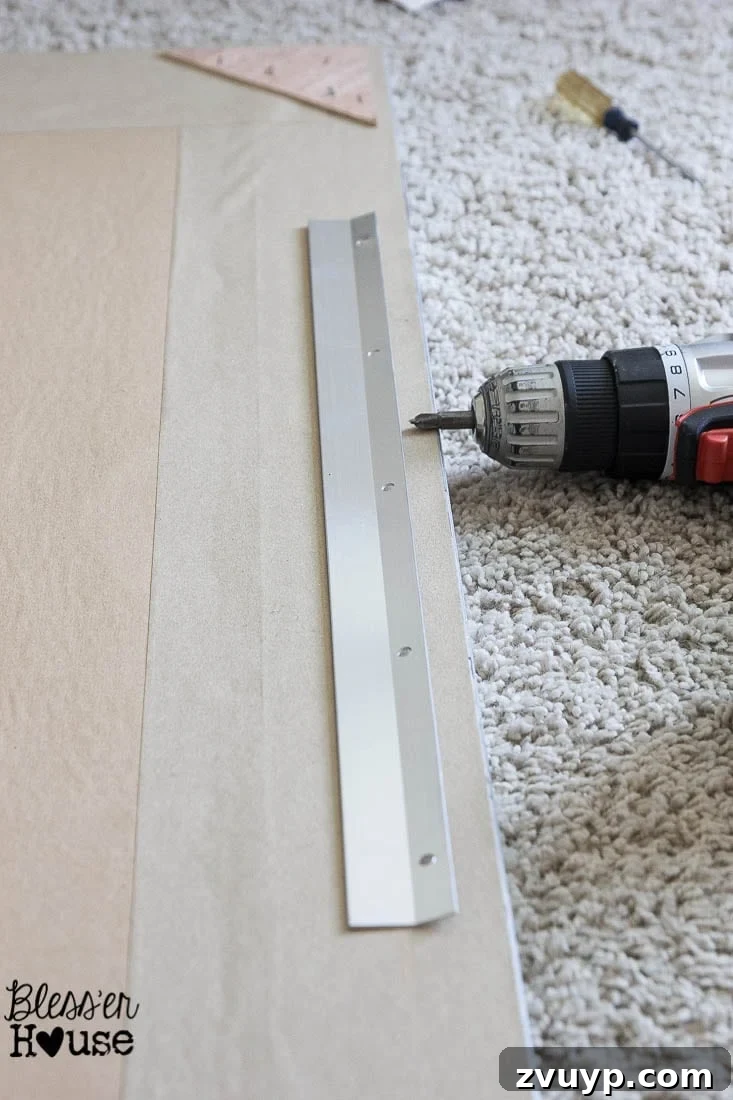 Your Guide to Building a DIY Ballet Barre and Securely Hanging Heavy Mirrors 5 Marking Wall for Hangman Plate Installation Between Studs