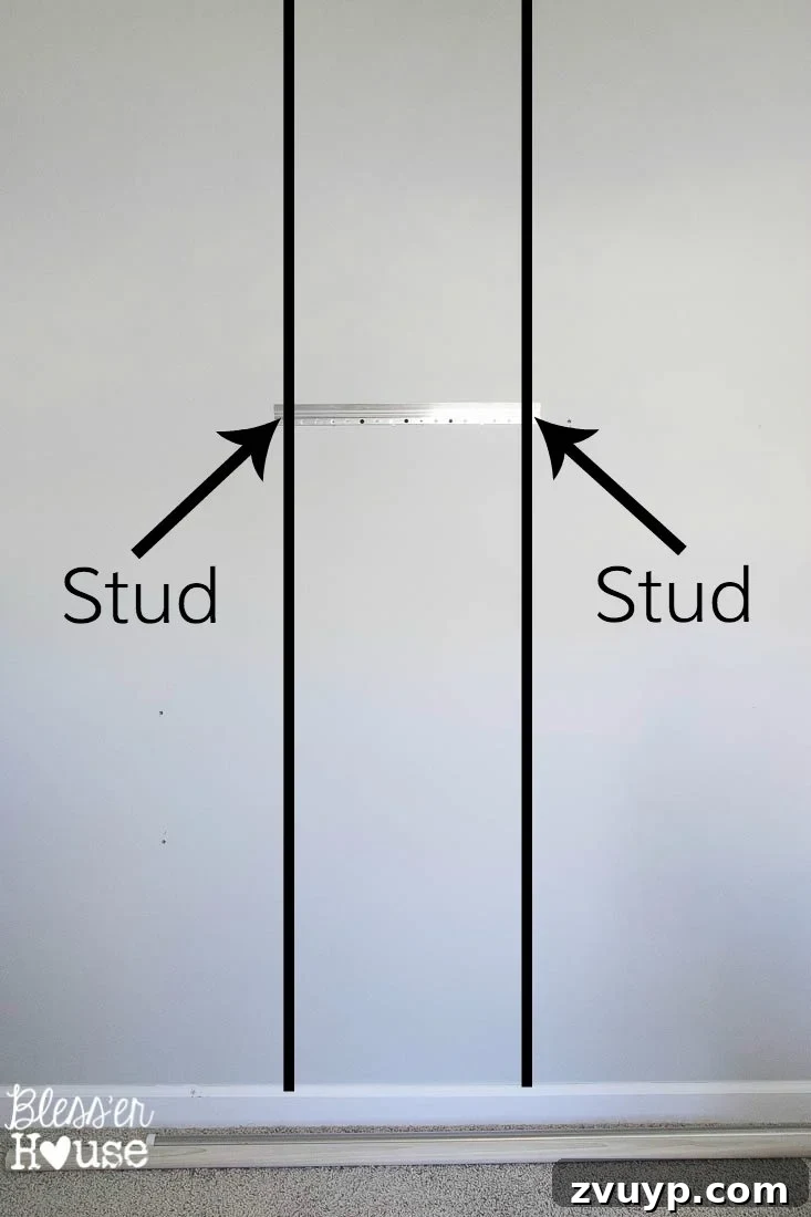 Your Guide to Building a DIY Ballet Barre and Securely Hanging Heavy Mirrors 7 Heavy Mirror Safely Hung with Hangman System