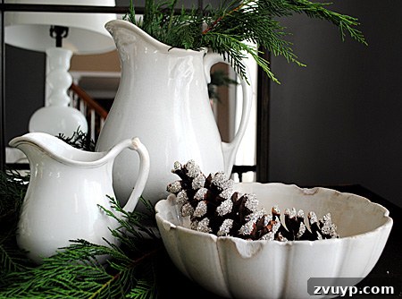 Craft Your Own Pinecone Ornaments 12 DIY Pinecone Ornaments Displayed in a Living Room Setting