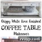 Thrift Like a Pro: Goodwill's Best Kept Secrets 24 A transformed coffee table from Goodwill after a DIY makeover.