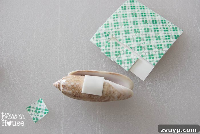 Coastal Seashell Shadow Box Vignette from an Upcycled Printer Tray 8 DIY Seashell Printer Tray Shadow Box + Coastal Vignette | Bless'er House