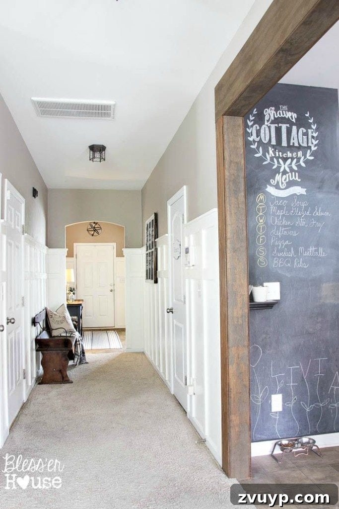 Our DIY Board and Batten Makeover A Glidden Paint Review 16 DIY Board and Batten for Under $100 | Bless'er House