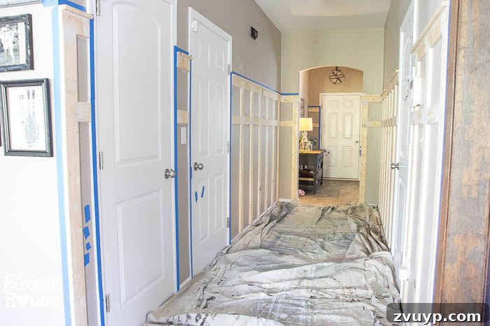 Our DIY Board and Batten Makeover A Glidden Paint Review 6 DIY Board and Batten for Under $100 | Bless'er House