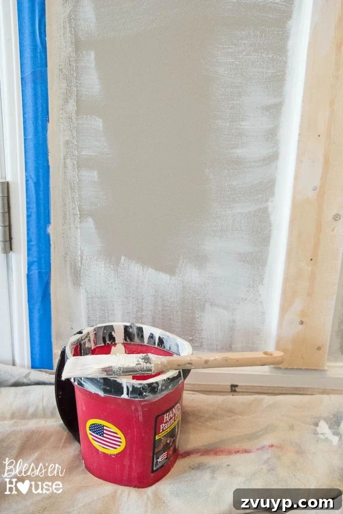 Our DIY Board and Batten Makeover A Glidden Paint Review 9 DIY Board and Batten for Under $100 | Bless'er House