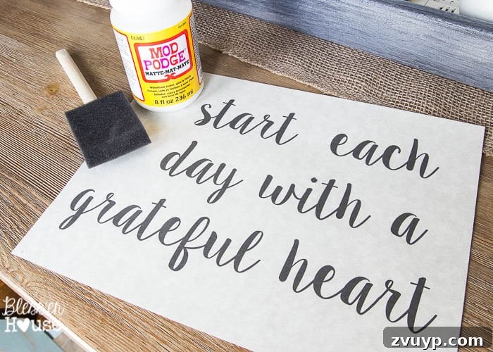 Transforming Old Art into Personalized Text Decor 6 Parchment paper printables with inspirational typography quotes