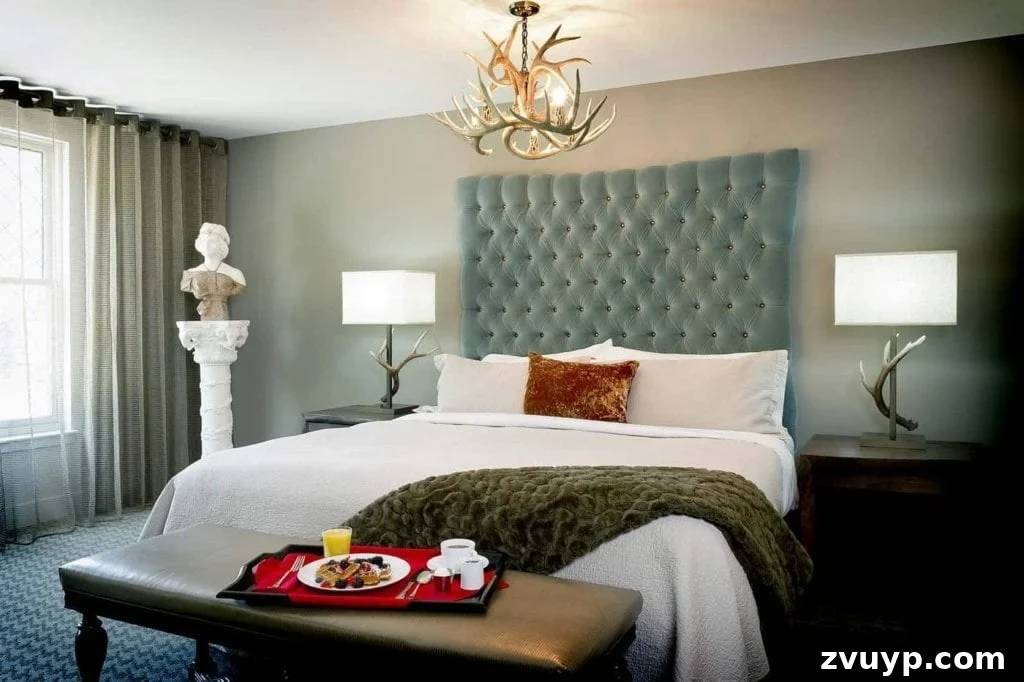 Crafting a Modern Rustic Master Retreat 16 Grand Bohemian Hotel Honeymoon Suite Inspiration