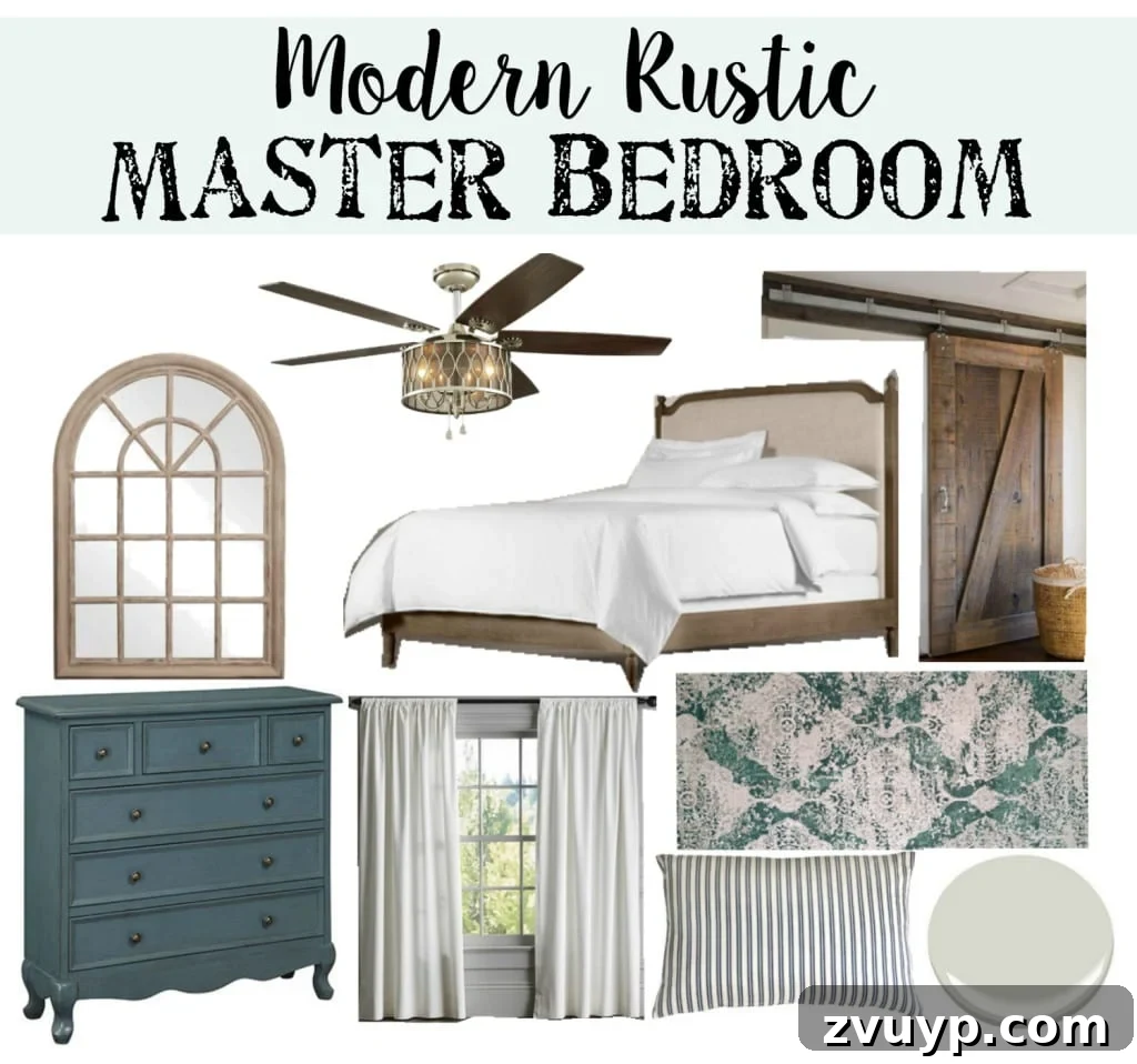 Crafting a Modern Rustic Master Retreat 7 Modern Rustic Master Bedroom Design Elements