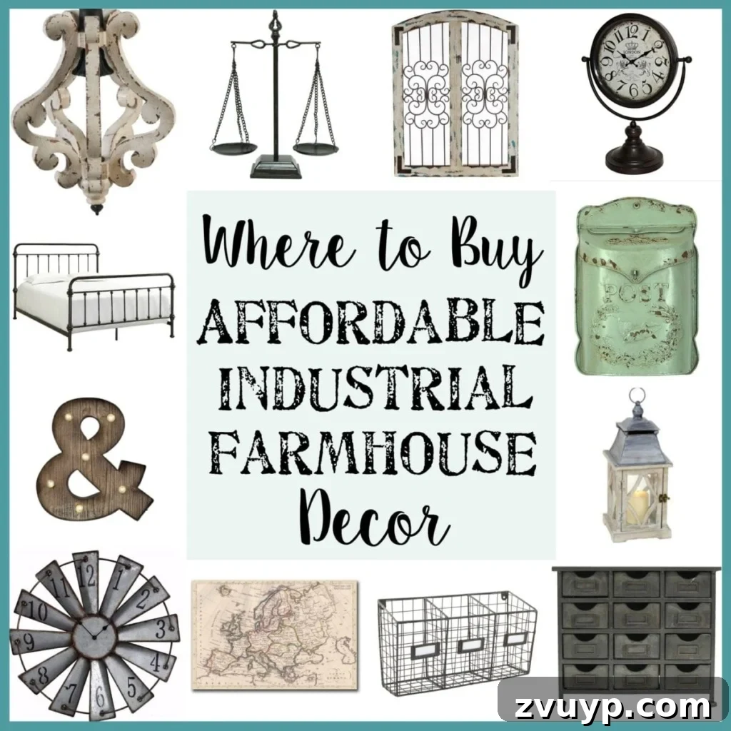Your Exclusive Online Shopping Advantage 15 Guide to finding affordable industrial farmhouse decor pieces