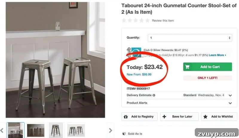 Your Exclusive Online Shopping Advantage 6 Affordable metal counter stools at an amazing as-is price