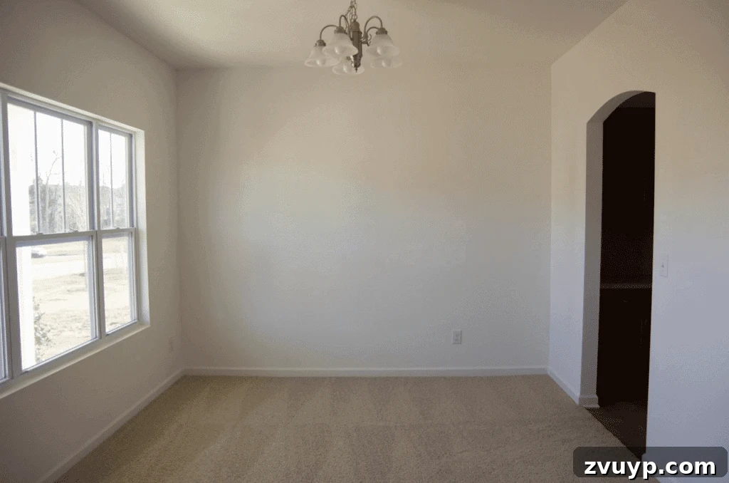French Provincial Elegance Renewed 14 Before image of the dining room when first moved into in December 2013