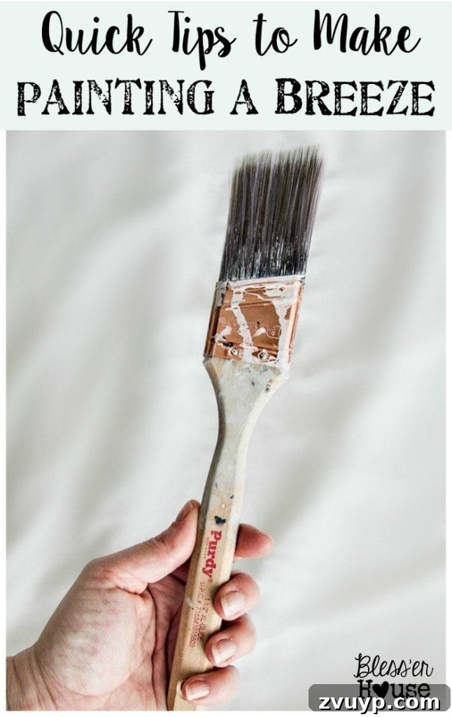 The Budget Hack for Designer Paint Colors 15 Infographic: Quick tips to make painting a breeze.