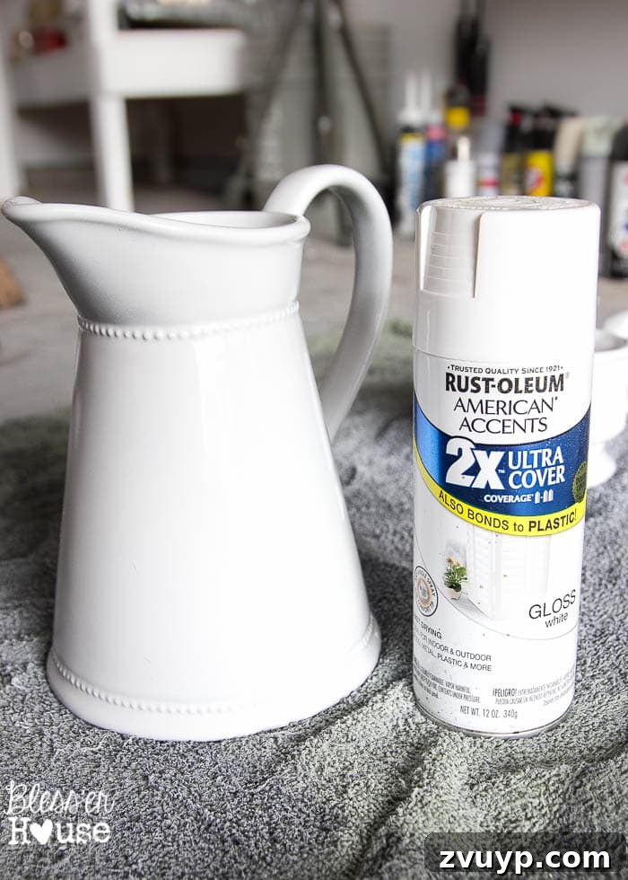 Mastering Faux Ironstone with Thrift Store Finds 3 How to Fake Ironstone from Thrift Store Finds | blesserhouse.com