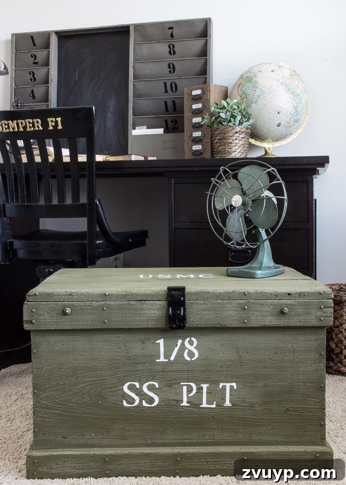 Footlocker From Barracks to Beautiful 11 Military Foot Locker Used for Storage in Home Office