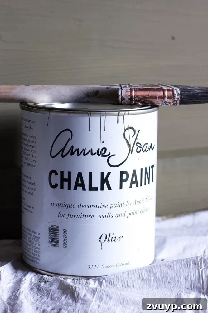 Footlocker From Barracks to Beautiful 6 Painting a Vintage Military Foot Locker with Chalk Paint