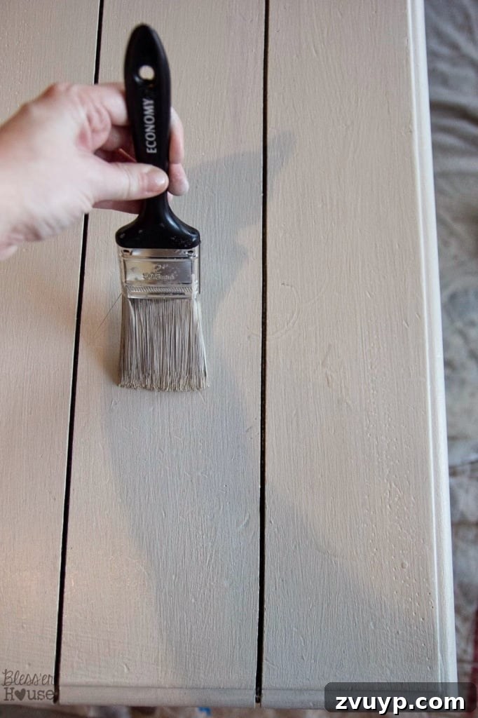 DIY Faux Planked Card Catalog Coffee Table | blesserhouse.com