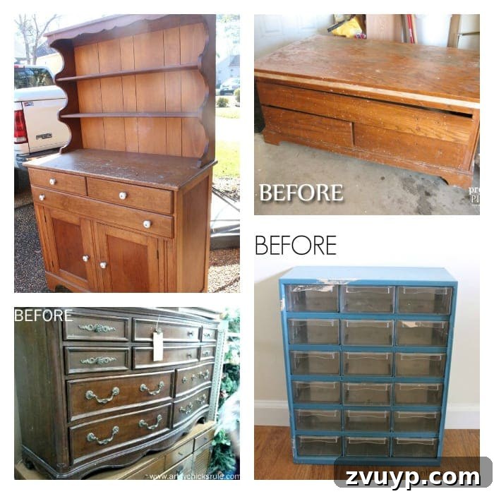 DIY Faux Planked Card Catalog Coffee Table | blesserhouse.com