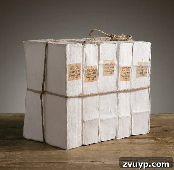 DIY French Country Shelf Decor Books 4 Restoration Hardware French Mute Book set inspiration
