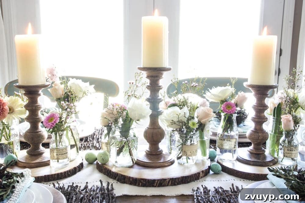 Festive Easter Table Setting 14 Creating Memories with a Rustic Easter Table Setting | blesserhouse.com @worldmarket #sponsored #WorldMarketTribe