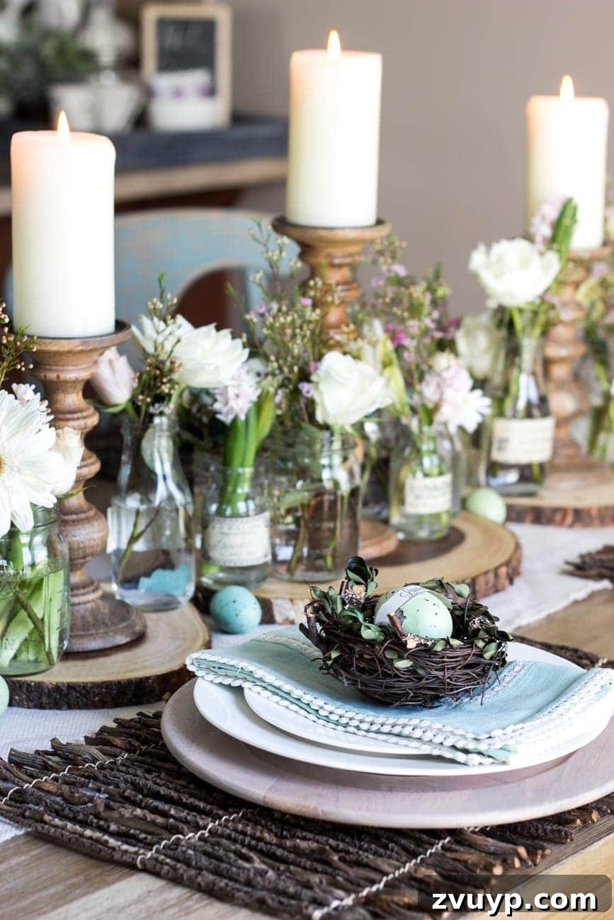 Festive Easter Table Setting 9 Tips for Arranging Flowers on an Easter Table | blesserhouse.com @worldmarket #sponsored #WorldMarketTribe
