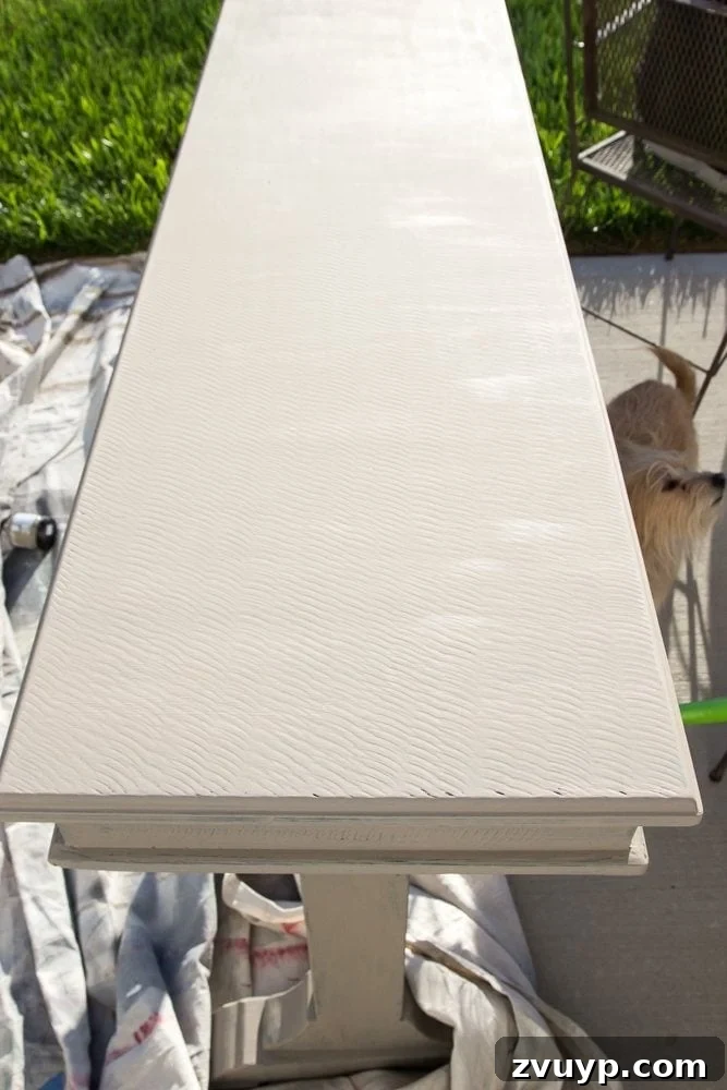 Mastering the Faux Weathered Wood Paint Technique 4 How to Create a Weathered Wood Look With Paint | blesserhouse.com - Quick and easy way to get a Restoration Hardware inspired look!