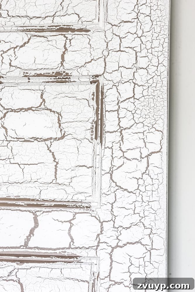 DIY Distressed Hollow Core Doors 8 How to Distress Hollow Core Doors to Get a Chippy Paint Finish | blesserhouse.com