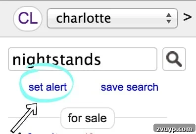 Craigslist Search Alert Setup for Thrifty Home Decor Hunters