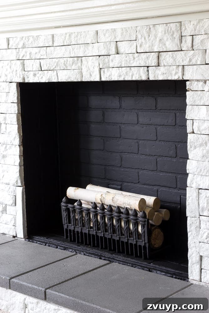 My Faux Fireplace DIY Glow Up 14 DIY Faux Fireplace Updated | blesserhouse.com - This fireplace looks so real and it cost about $600 to build!