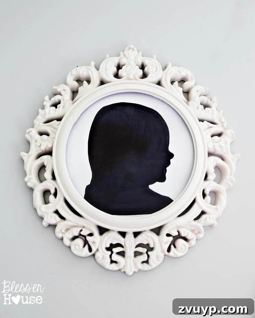 18 Ingenious DIY Wall Decor on a Budget 7 DIY wall decor ideas: creating silhouette art with a Sharpie and a ceiling medallion