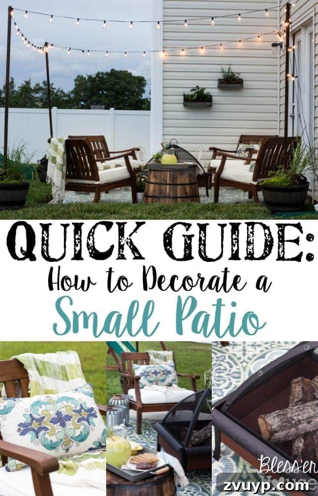 Transform Your Tiny Patio into an Outdoor Oasis 19 How to Decorate a Small Patio