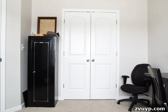 Strategic Industrial-Military Hub Unveiled 15 Before Photo: Closet Area in Office Before Makeover