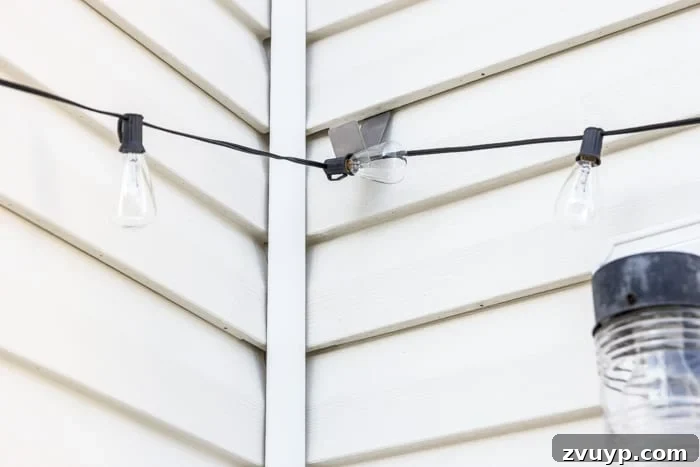 Mastering Siding Decor 6 How to Hang Decor on Siding With No Damage | blesserhouse.com - Good tip for making outdoor siding look not so naked!
