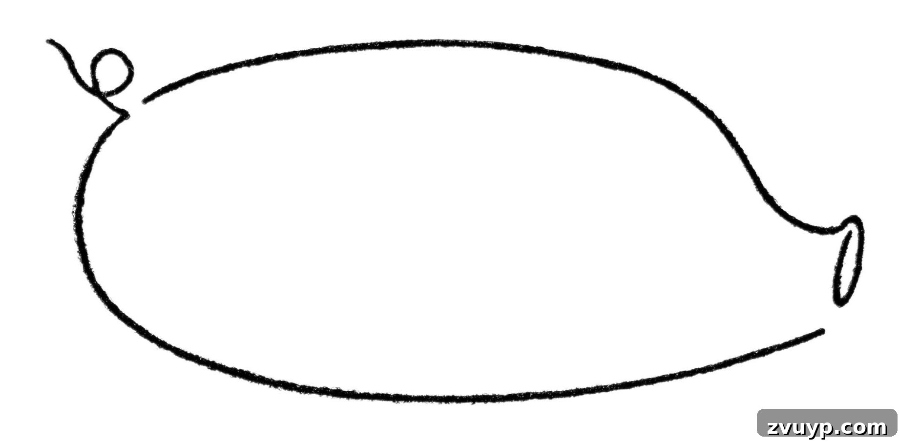 Drawing Pigs and Goats Made Easy 4 Drawing a Pig Body outline