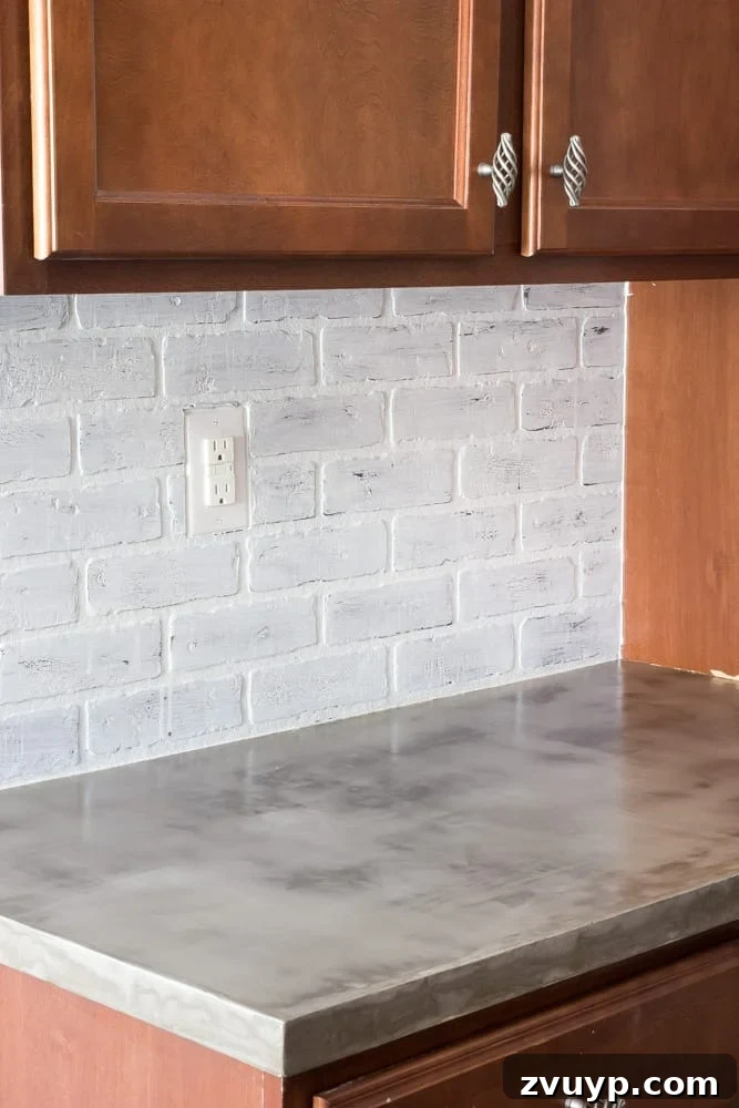 DIY Feather Finish Concrete Countertops and How to Avoid a Huge Mistake | blesserhouse.com - A thorough step-by-step tutorial with useful tips and advice on what not to do. 