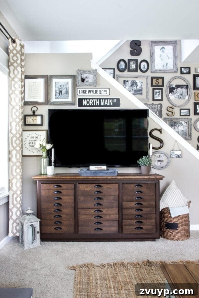 Beyond the Black Box: Elevating Your TV Space 5 Decorating Around a TV | blesserhouse.com