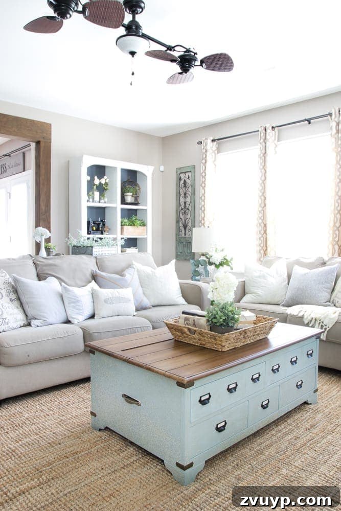 Bright & Breezy Summer Home Tour 25 Summer Home Tour 2016 with Country Living Magazine | blesserhouse.com