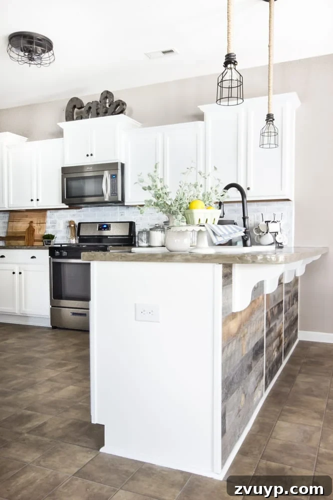 Handcrafted Salvaged Timber Bar 12 Updated Kitchen with Stainless Steel Range and Reclaimed Wood Bar